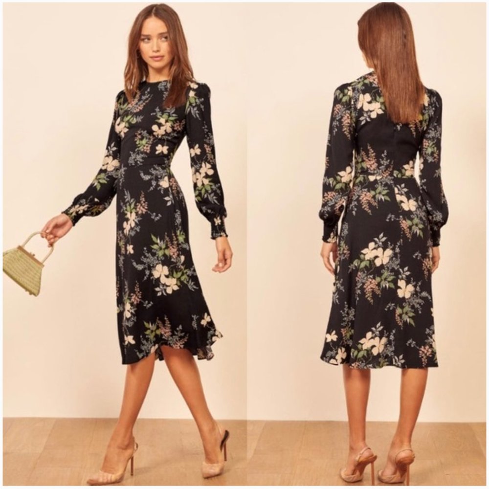 NEW Reformation Kellan Dress, Isabella. Size-6